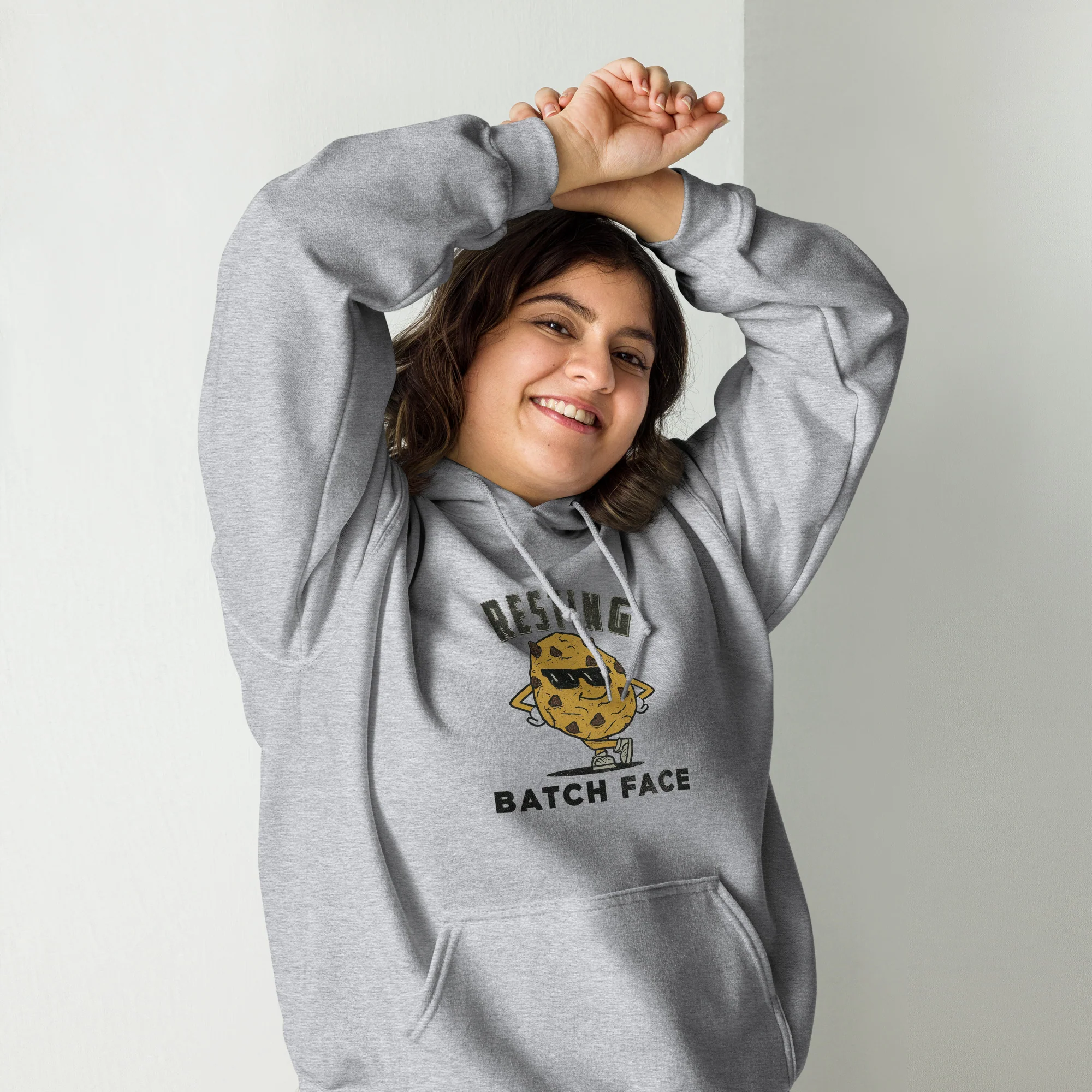 Resting Batch Face Hoodie - Image 3